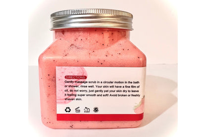 Amelia 3 huts StrawBerry Walnut Exfoliating body scrub