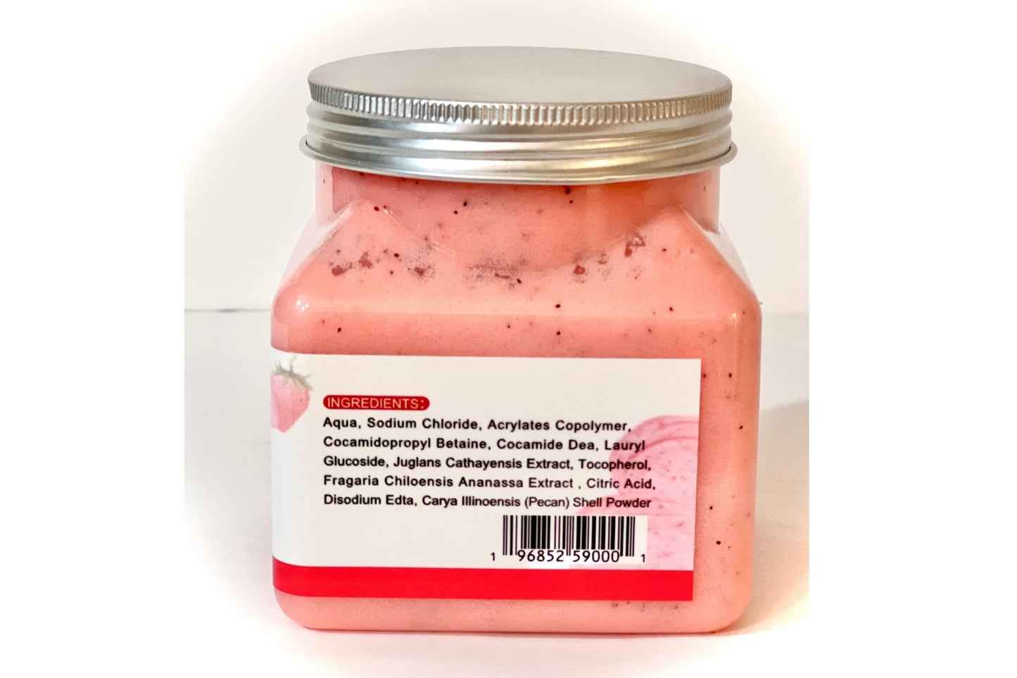 Amelia 3 huts StrawBerry Walnut Exfoliating body scrub