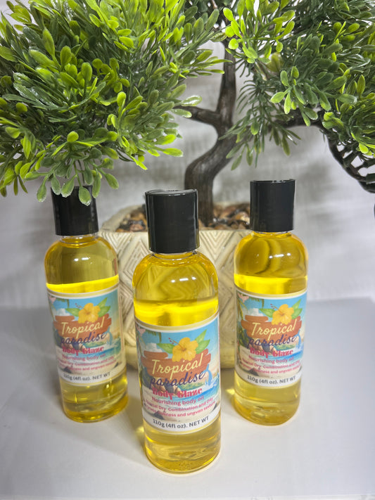 TROPICAL PARADISE BODY GLAZE NOURISHING BODY OIL