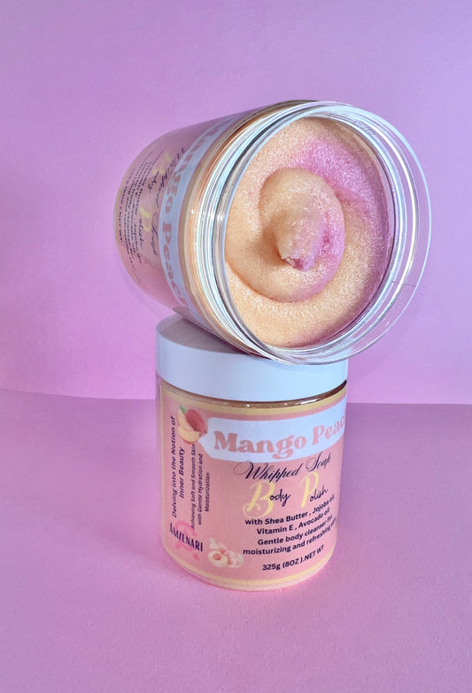 MANGO PEACH WHIPPED SOAP BODY POLISH / BODY SCRUB