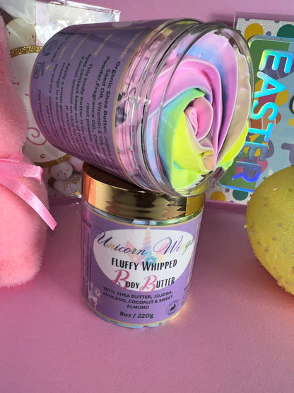 UNICORN WINGS FLUFFY WHIPPED BODY BUTTER / FRUIT LOOPS SCENTED