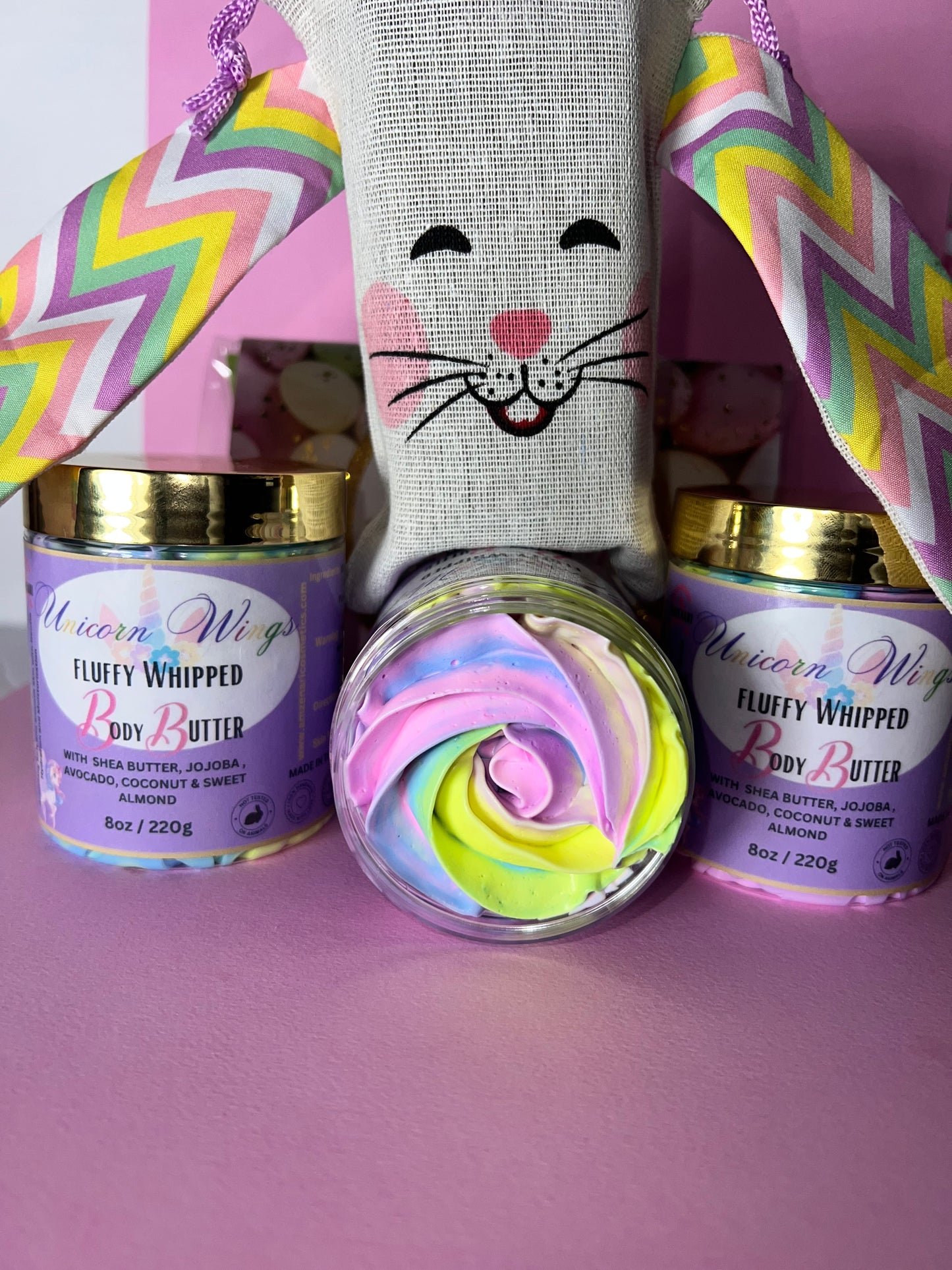 UNICORN WINGS FLUFFY WHIPPED BODY BUTTER / FRUIT LOOPS SCENTED