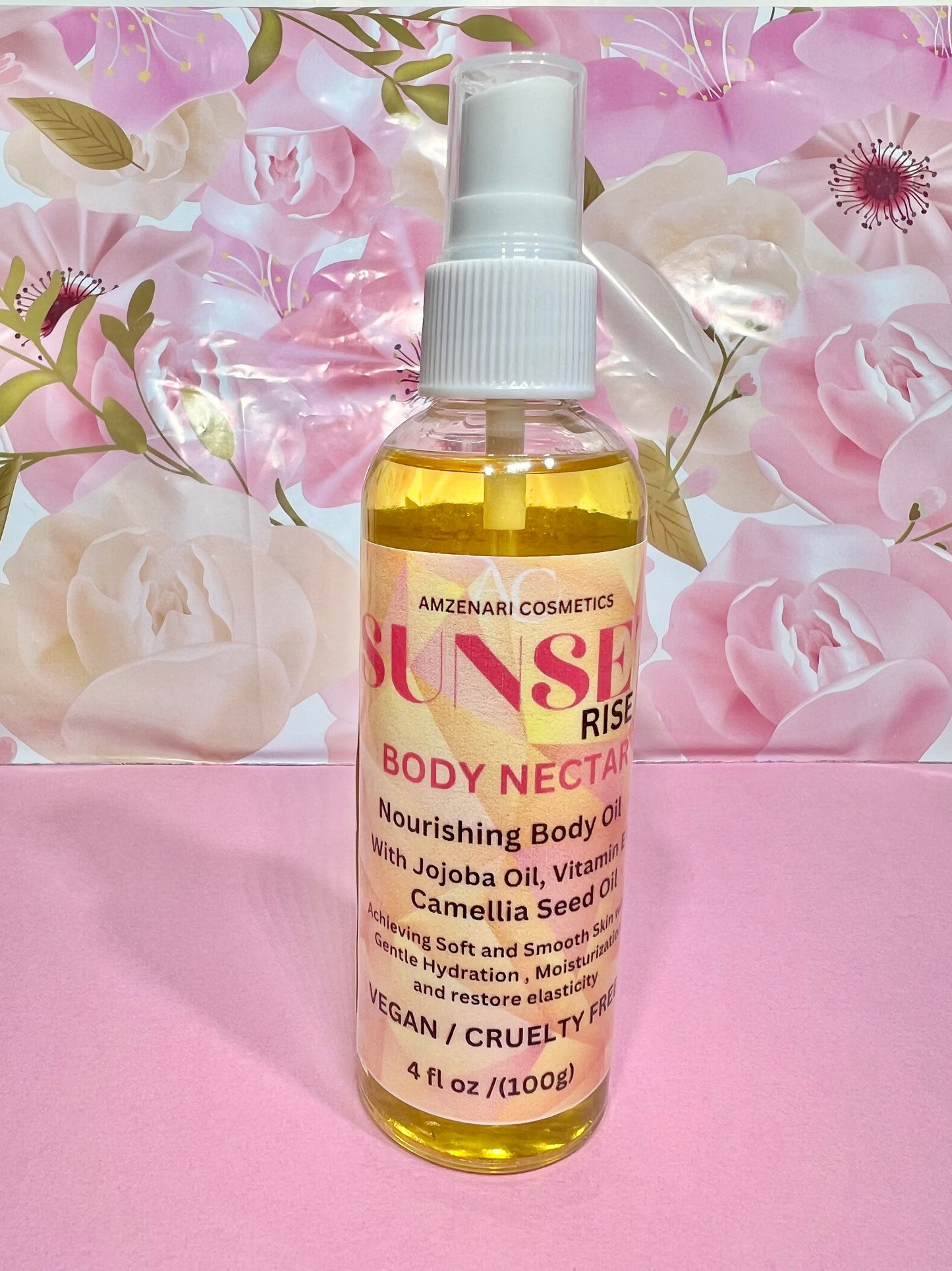 SUNSET RISE BODY NECTAR ( AMBER ROMANCE SCENTED)