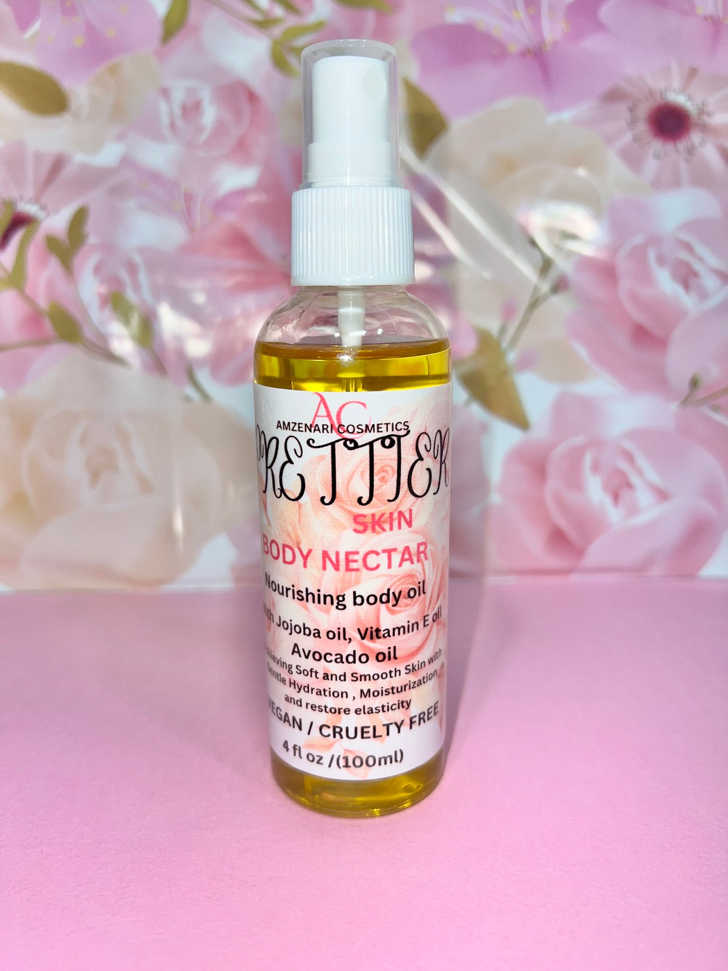 PRETTIER SKIN BODY NECTAR ( MAGNOLIA SCENTED)