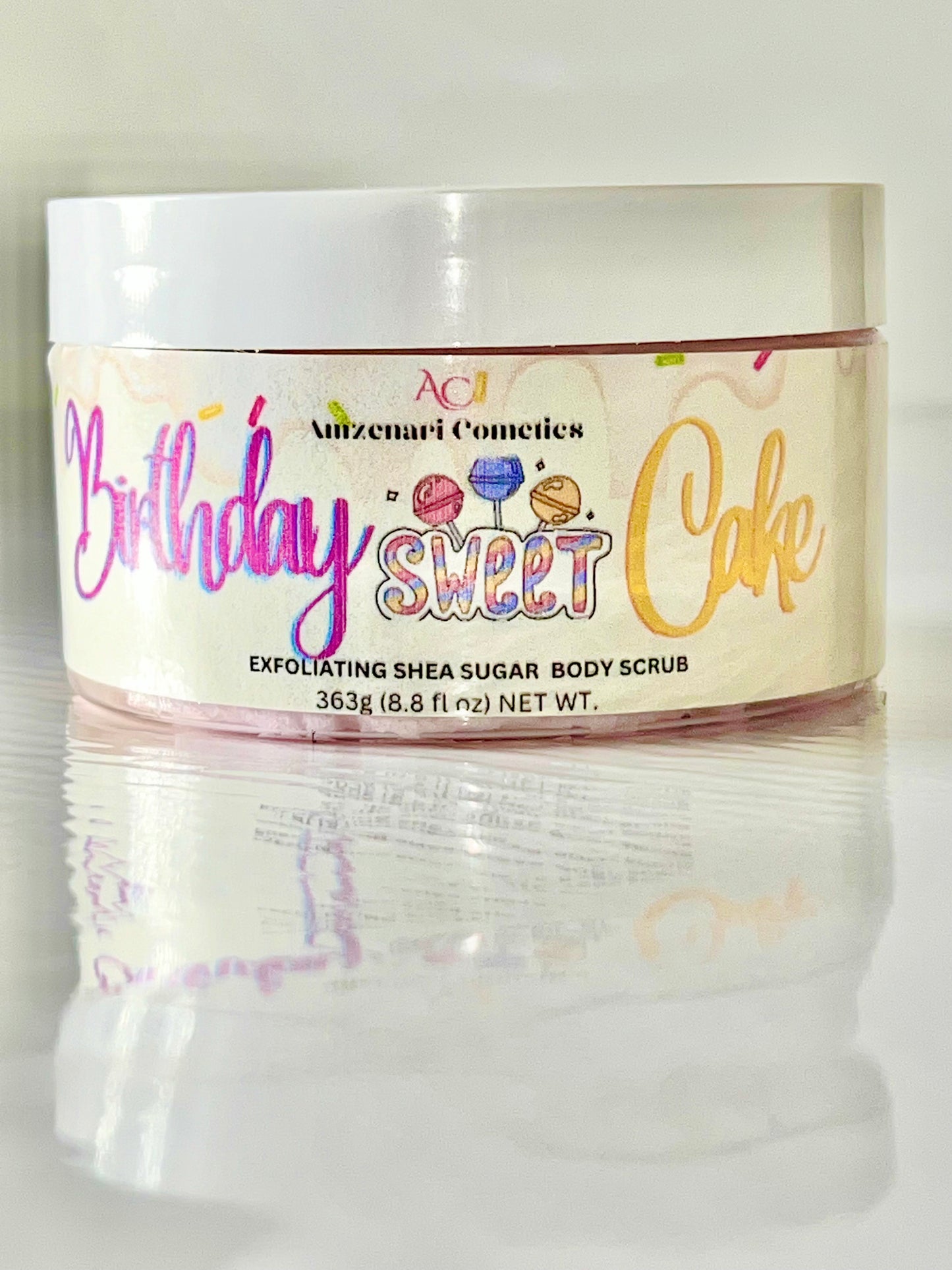 BIRTHDAY CAKE SWEET CAKE BODY SCRUB