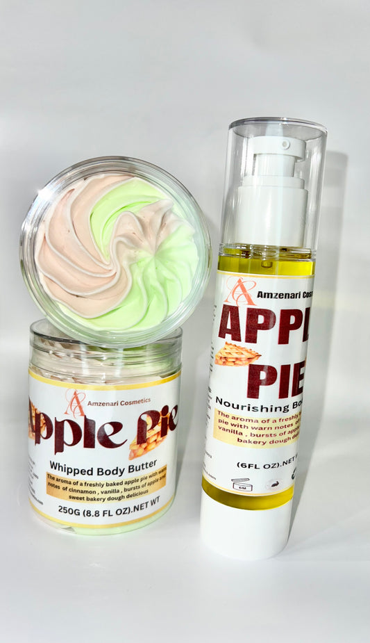 APPLE PIE WHIPPED BODY BUTTER and Body Oil